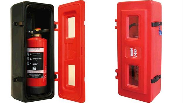 Webshop Datema Nautical Safety. Fire Extinguisher Cabinet JBWR70 - Red ...
