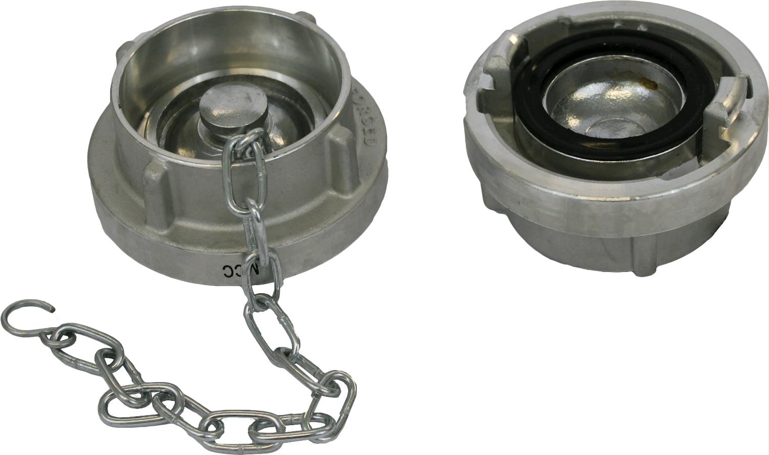 Webshop Datema Nautical Safety. Blind Cap / End Cap Storz with chain ...