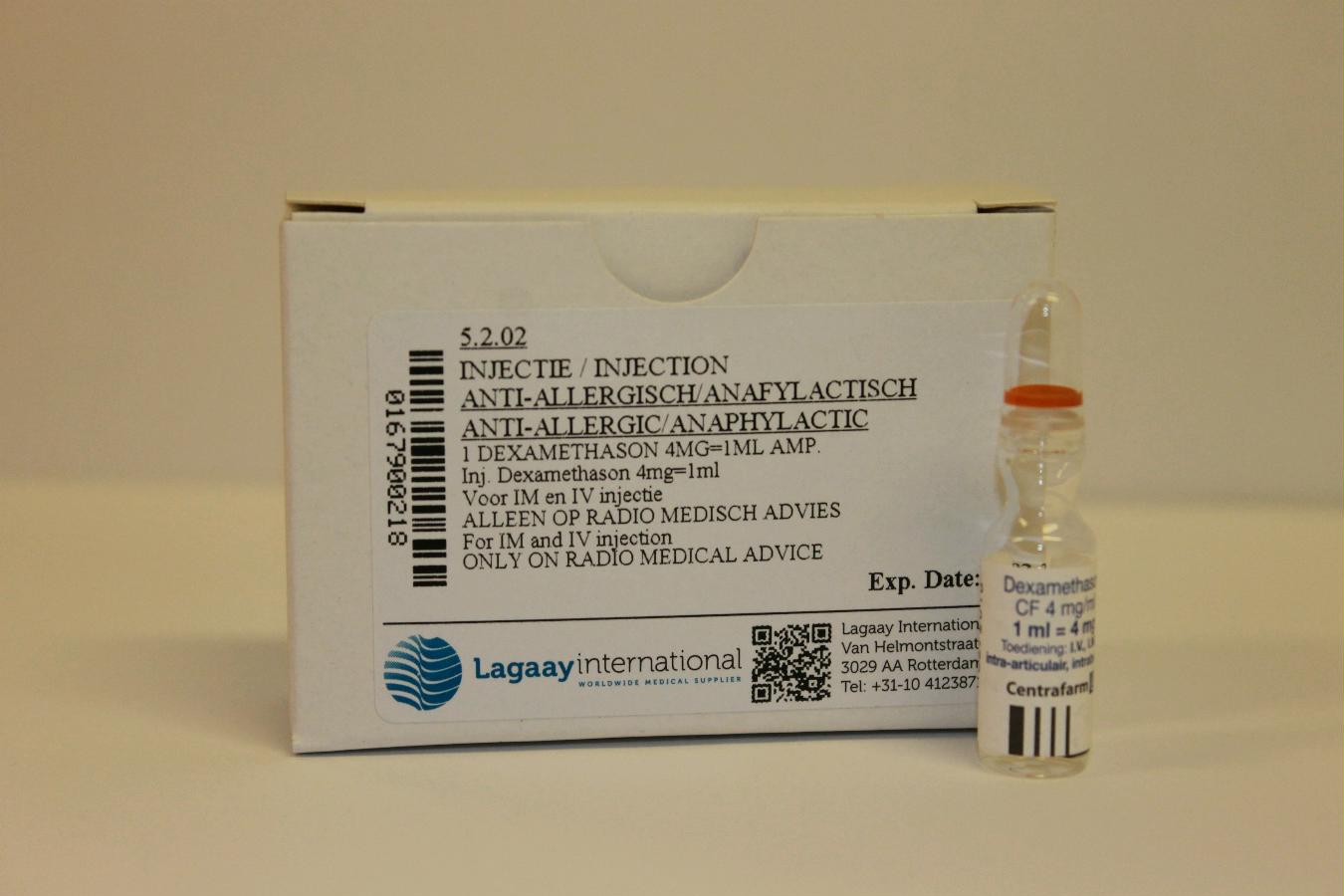 Webshop Datema Nautical Safety. Dexamethason 4mg/ml Injection Ampoule ...