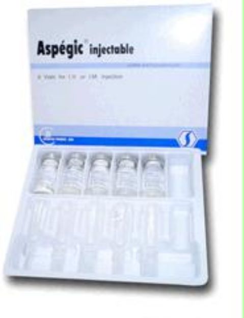 Webshop Datema Nautical Safety. Aspegic 500mg inj + solv - 6 pcs
