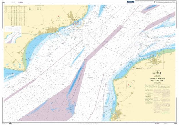 Webshop Datema Nautical Safety. BA 1892 - Dover Strait - Western Part