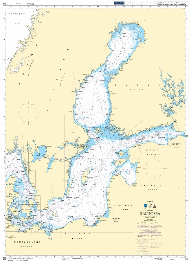 Webshop Datema Nautical Safety. BA 259 - Baltic Sea