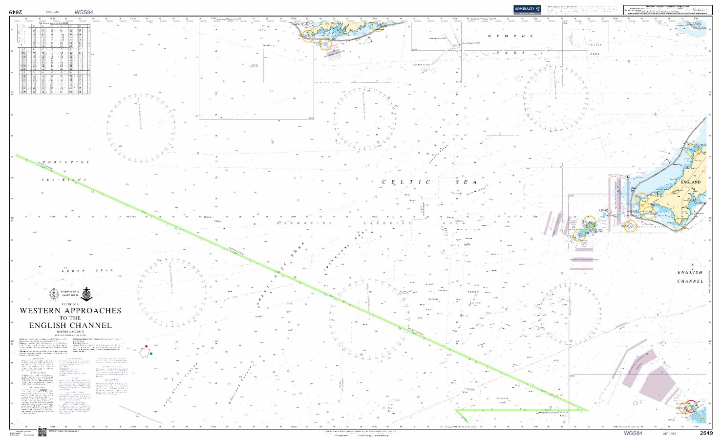 Webshop Datema Nautical Safety. BA 2649 - Western Apprs to English Channel