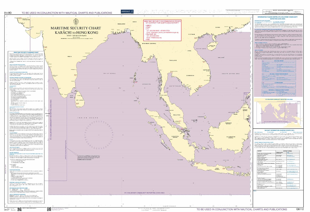 Webshop Datema Nautical Safety. BA Q6112 - MSC Karachi to Hong Kong