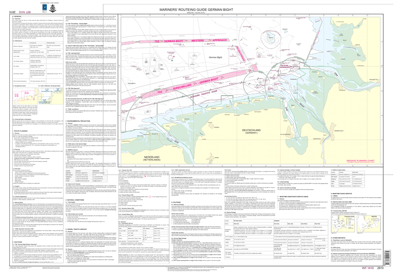 Webshop Datema Nautical Safety. German chart 2910 - Mariners' Routeing ...